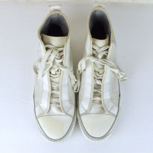 G-Star Raw Scuba High Top Fashion Sneaker Men 43 EU 10 US M White Techwear FLAWS - Picture 6 of 16